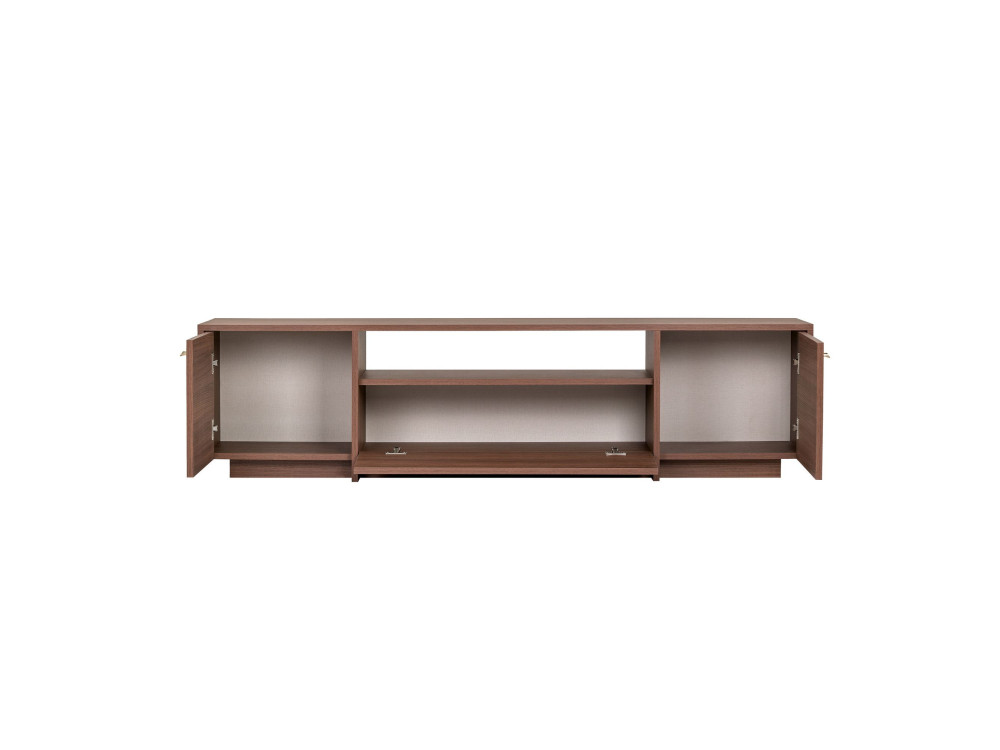 TV-Schrank aus Holz „Alvar“ – 180 x 35 x 46 cm – Braun