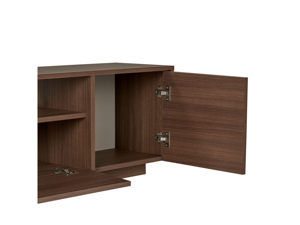 TV-Schrank aus Holz „Alvar“ – 180 x 35 x 46 cm – Braun