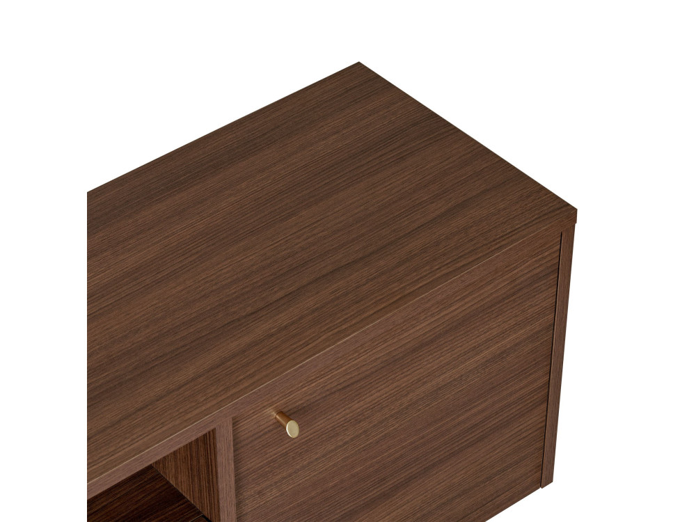 TV-Schrank aus Holz „Alvar“ – 180 x 35 x 46 cm – Braun