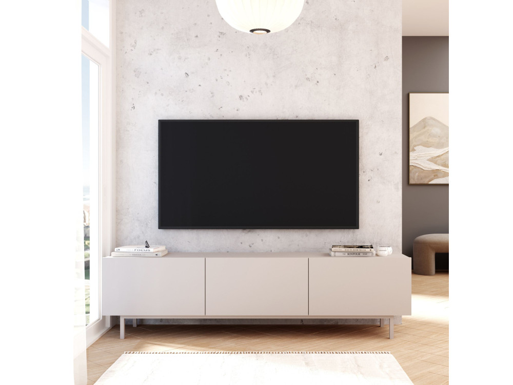 TV-Möbel aus Holz „Coast“ – 180 x 37 x 47 cm – Beige