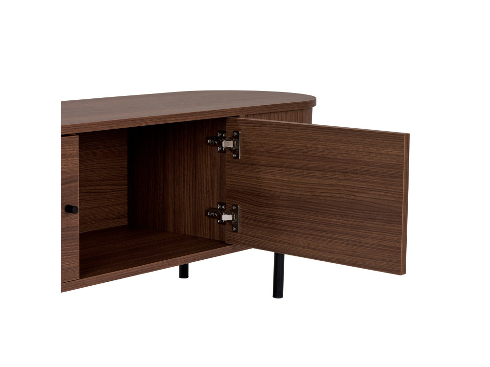 TV-Schrank aus Holz „Gentle“ – 180 x 40 x 47 cm – Braun