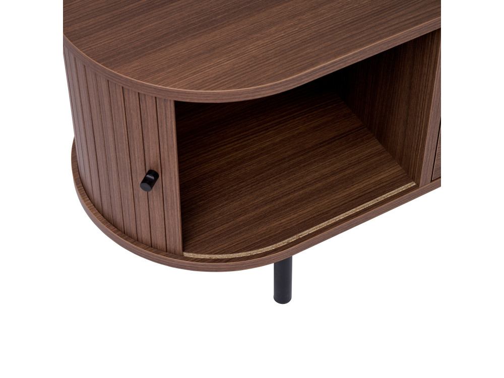 TV-Schrank aus Holz „Gentle“ – 180 x 40 x 47 cm – Braun