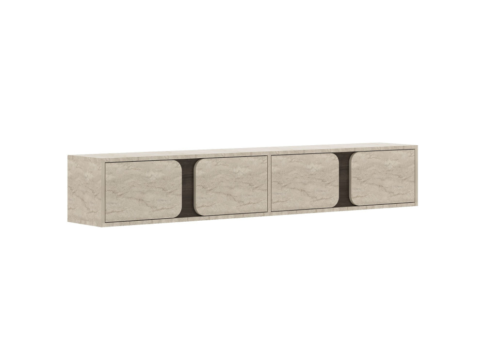 TV-Schrank aus Holz „Helen“ – 180 x 30 x 30 cm – Travertin