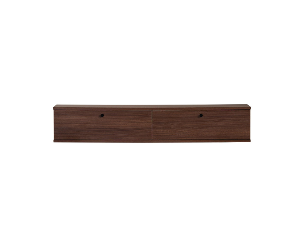 TV-Schrank aus Holz „Ligne 140“ – 140 x 25 x 25 cm – Nussbaum