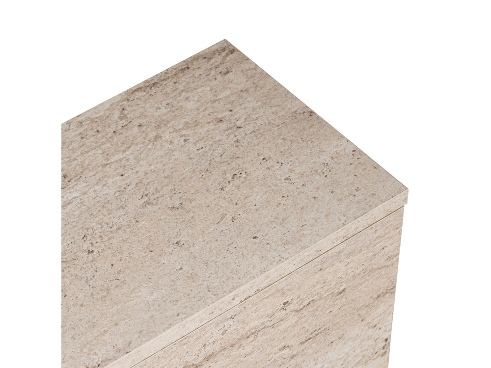 TV-Möbel aus Holz „Ligne 140“ – 140 x 25 x 25 cm – Travertin