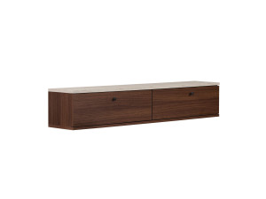 TV-Möbel aus Holz „Ligne 140“ – 140 x 25 x 25 cm – Braun