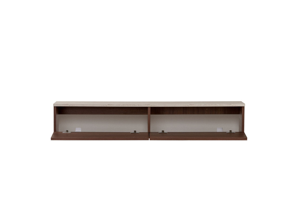 TV-Möbel aus Holz „Ligne 140“ – 140 x 25 x 25 cm – Braun