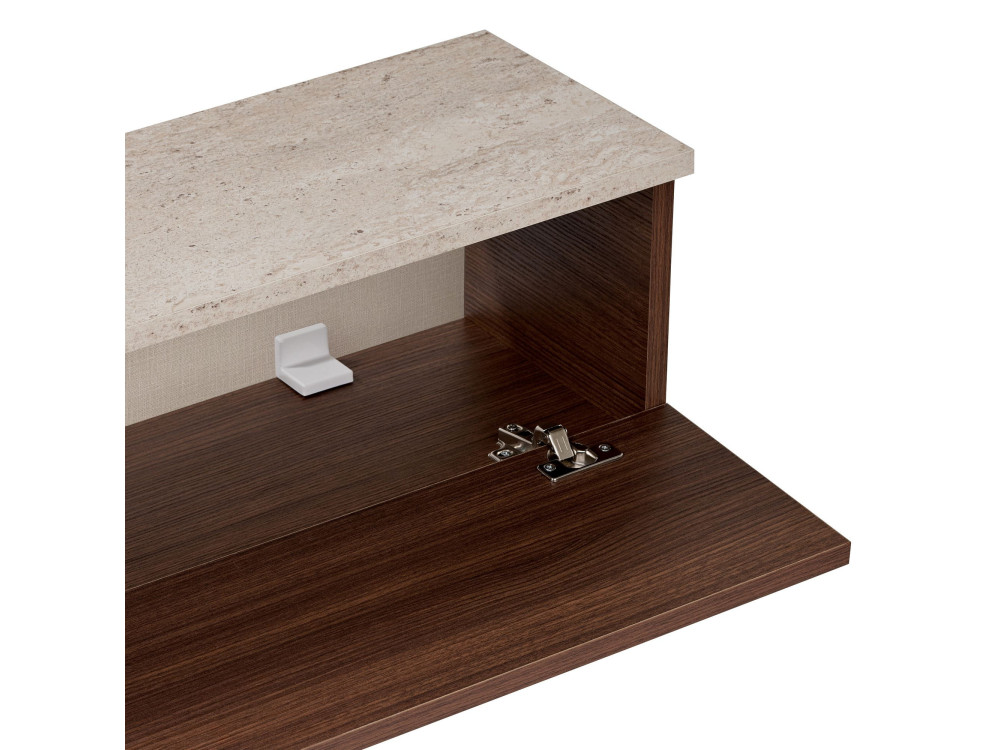 TV-Möbel aus Holz „Ligne 140“ – 140 x 25 x 25 cm – Braun