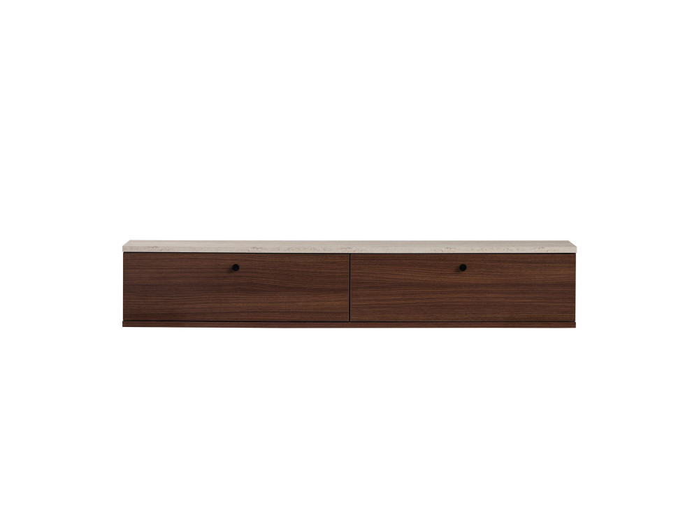 TV-Möbel aus Holz „Ligne 140“ – 140 x 25 x 25 cm – Braun