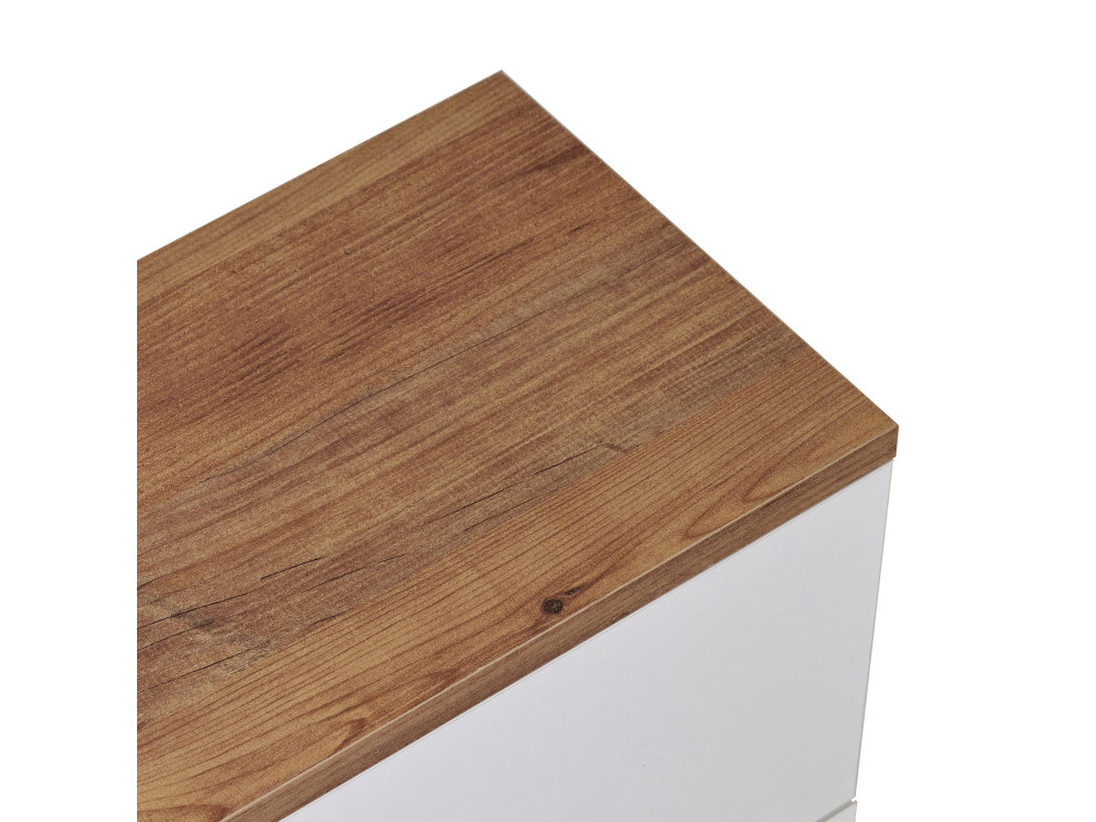 TV-Möbel aus Holz „Ligne 140“ – 140 x 25 x 25 cm – Weiß