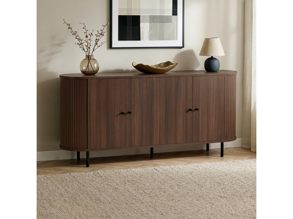 Holzkonsole „Noble“ – 180 x 40 x 80 cm – Braun