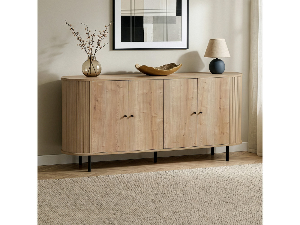 Holzkonsole „Noble“ – 180 x 40 x 80 cm – Beige
