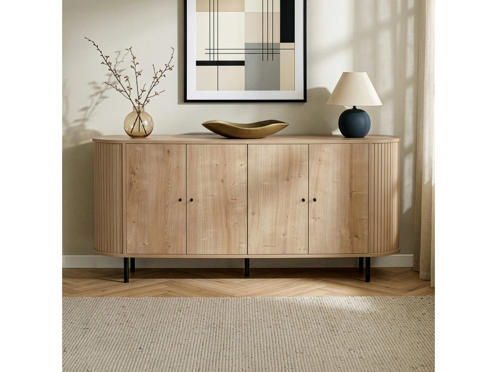 Holzkonsole „Noble“ – 180 x 40 x 80 cm – Beige