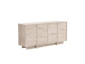 Holzkonsole „Varen“ – 180 x 45 x 82 cm – Travertin
