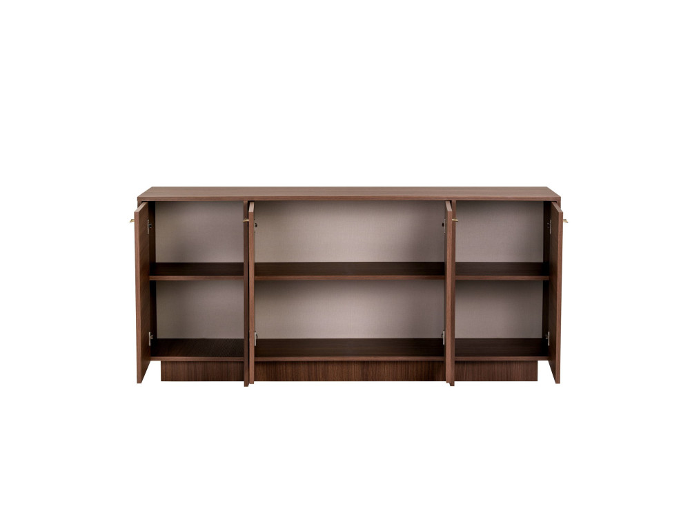 Holzkonsole „Varen“ – 180 x 45 x 82 cm – Nussbaum