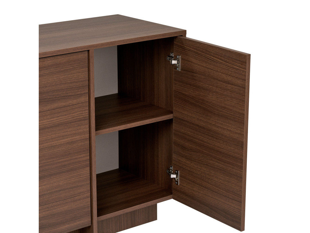 Holzkonsole „Varen“ – 180 x 45 x 82 cm – Nussbaum