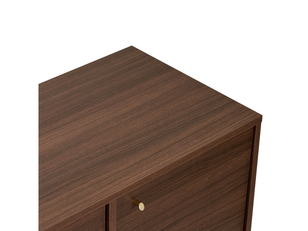 Holzkonsole „Varen“ – 180 x 45 x 82 cm – Nussbaum