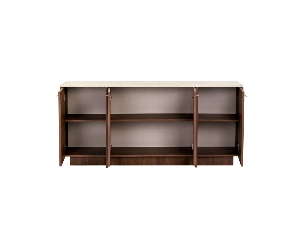 Holzkonsole „Varen“ – 180 x 45 x 82 cm – Braun