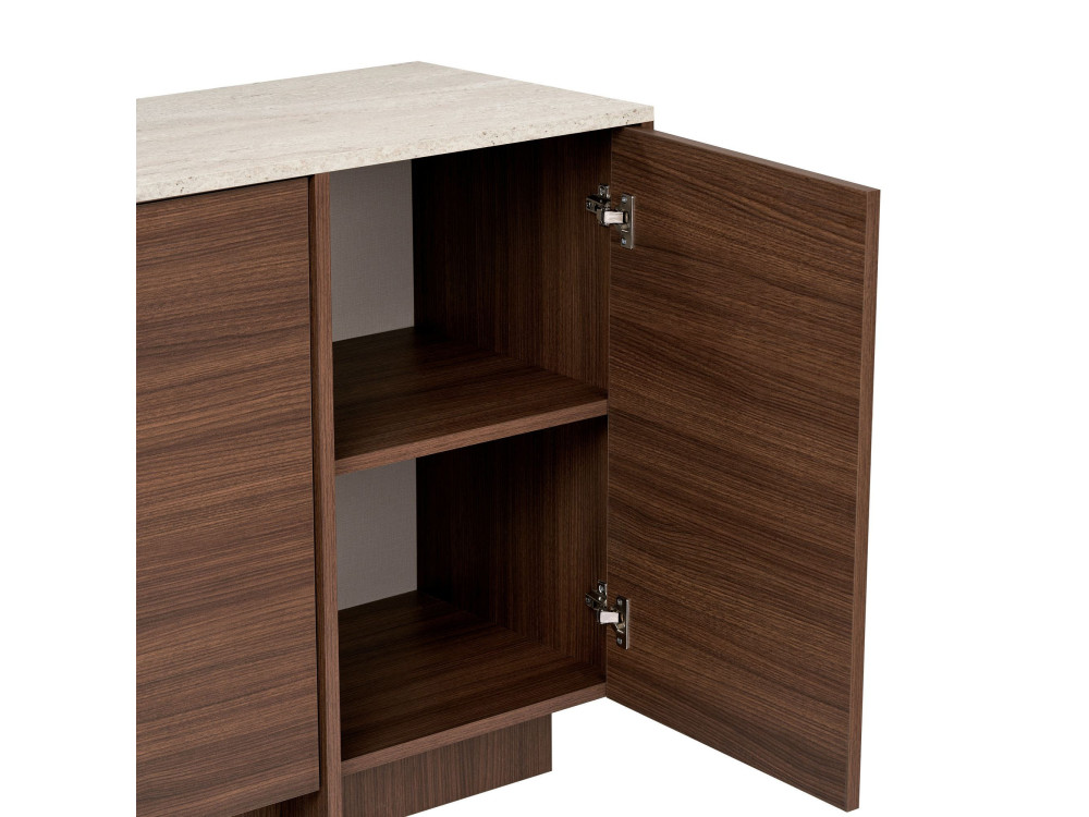 Holzkonsole „Varen“ – 180 x 45 x 82 cm – Braun
