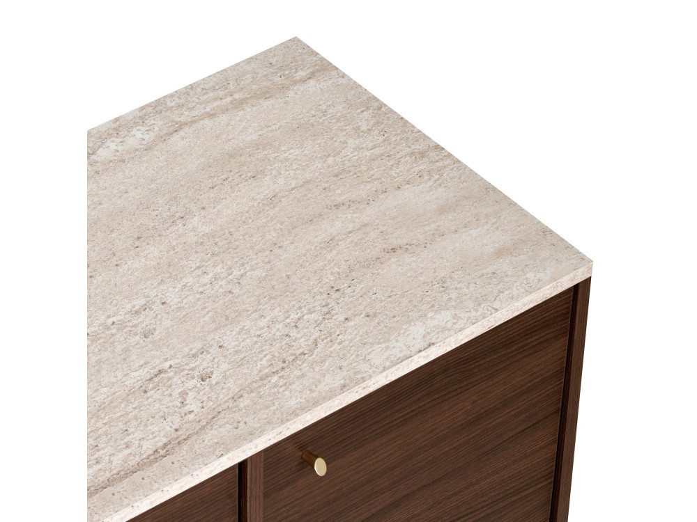 Holzkonsole „Varen“ – 180 x 45 x 82 cm – Braun