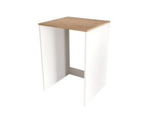 Waschmaschinenunterschrank aus Holz „Nord“ – 66 x 60 x 92 cm – Weiß