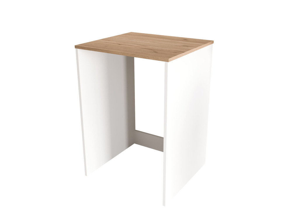 Waschmaschinenunterschrank aus Holz „Nord“ – 66 x 60 x 92 cm – Weiß