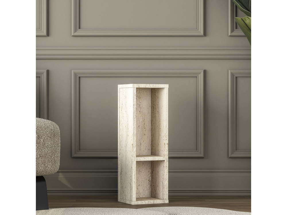 Beistelltisch aus Holz „AD108“ – 20 x 18 x 60 cm – Travertin