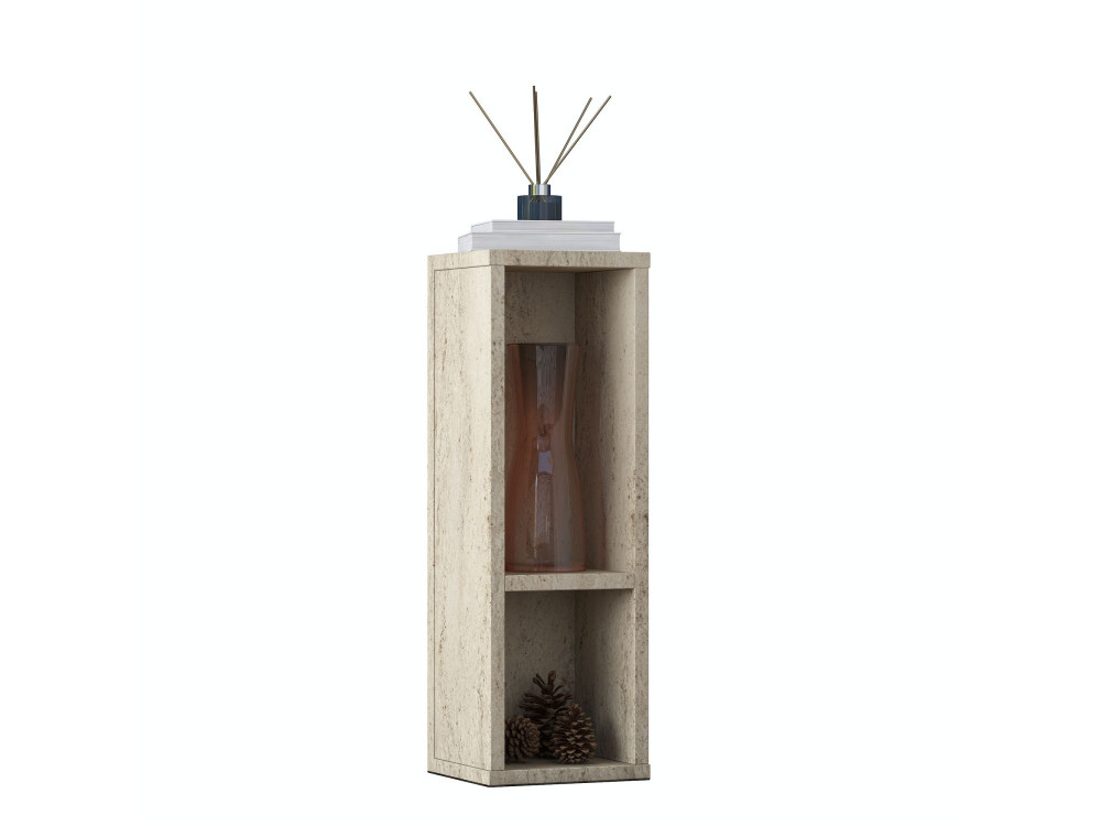 Beistelltisch aus Holz „AD108“ – 20 x 18 x 60 cm – Travertin