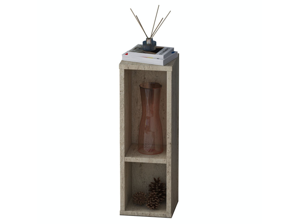 Beistelltisch aus Holz „AD108“ – 20 x 18 x 60 cm – Travertin