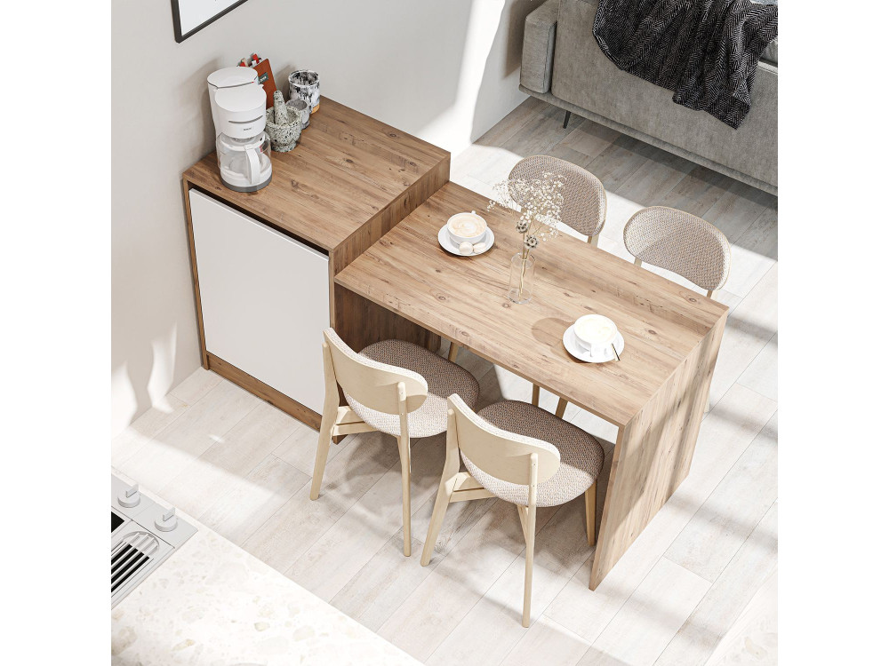 Küchentisch aus Holz „2786“ – 160 x 60 x 85 cm – Beige