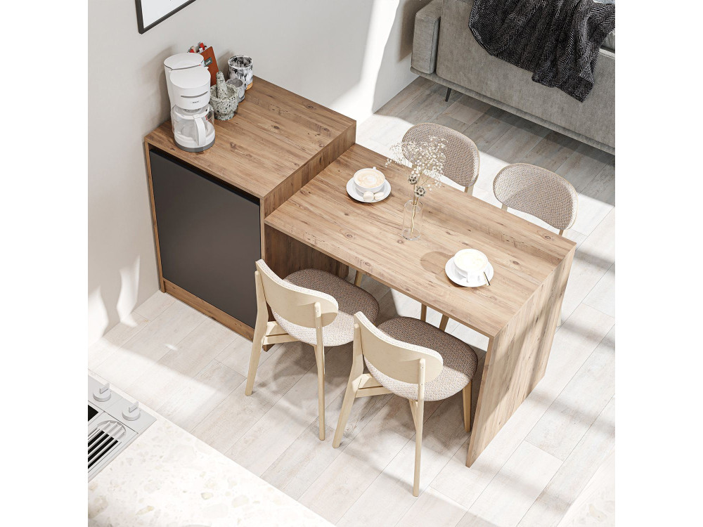 Küchentisch aus Holz „2787“ – 160 x 60 x 85 cm – Atlantische Kiefer