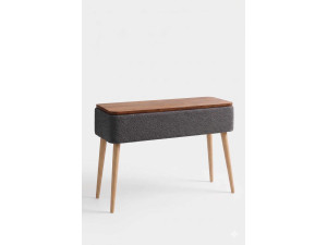 Holzsideboard „Sole“ – 90 x 30 x 90 cm – Anthrazit