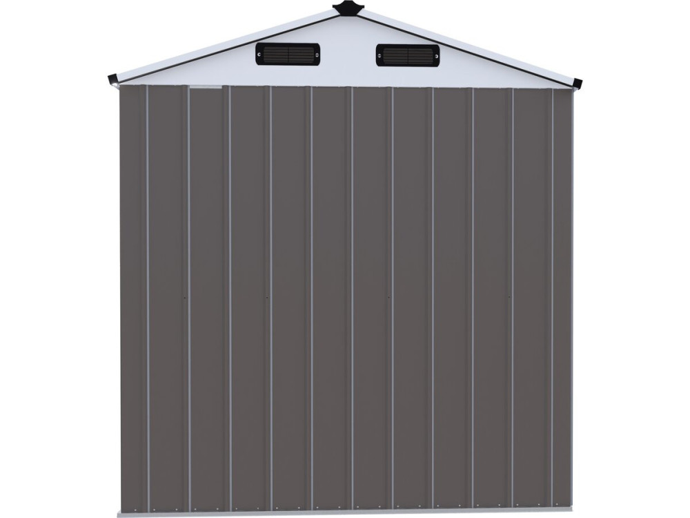 Gartenhaus aus Metall „Dallas II“ – 2,17 m² – Taupe