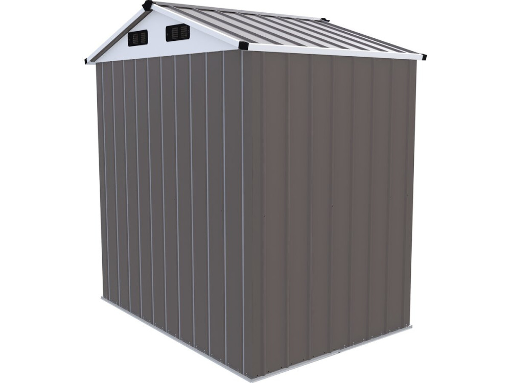 Gartenhaus aus Metall „Dallas II“ – 2,17 m² – Taupe