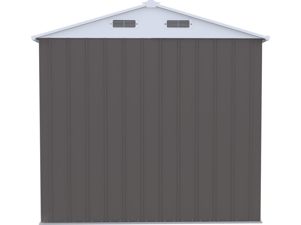 Gartenhaus aus Metall „Dallas“ – 4,12 m² – Taupe