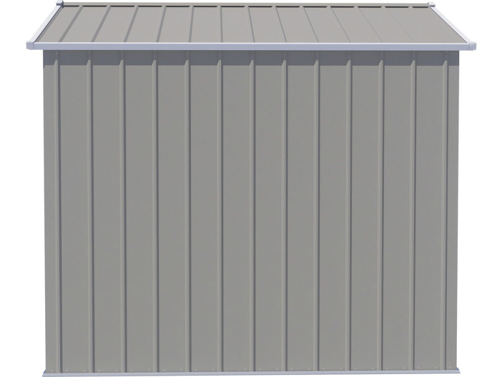 Gartenhaus aus Metall „Nebraska“ – 4,12 m² – Grau