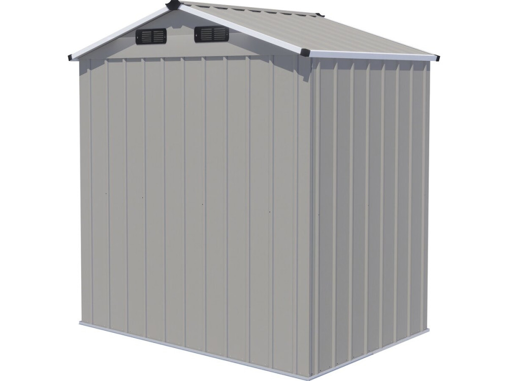Gartenhaus aus Metall „Nebraska“ – 2,17 m² – Grau