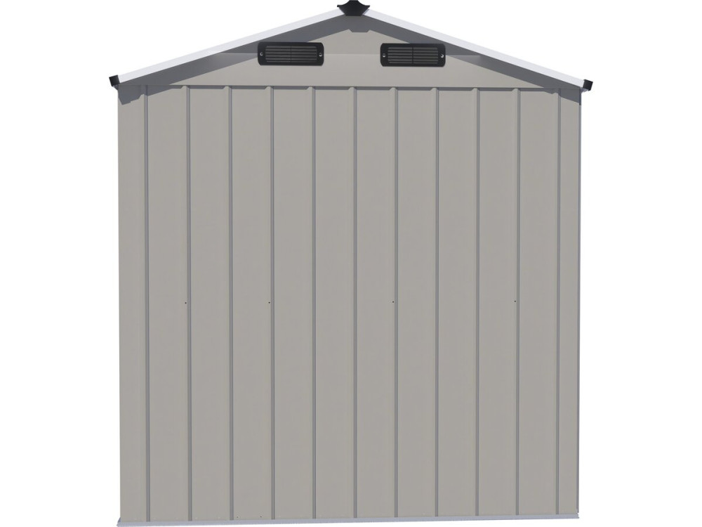 Gartenhaus aus Metall „Nebraska“ – 2,17 m² – Grau