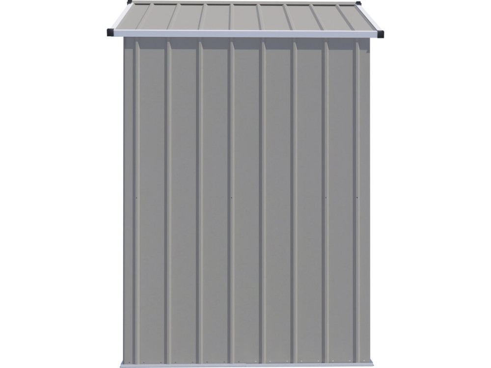 Gartenhaus aus Metall „Nebraska“ – 2,17 m² – Grau