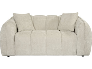 Gerades Sofa im Bubble-Stil aus dem Stoff „Wagram“ – 2-Sitzer – Beige
