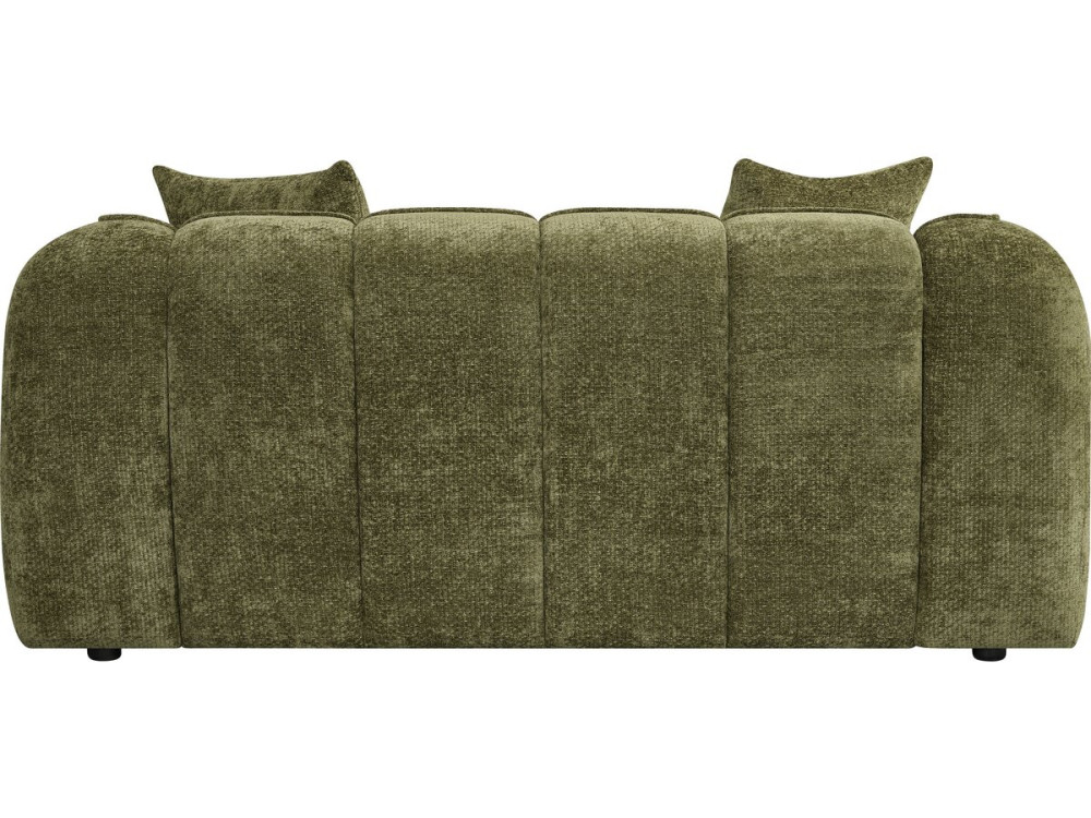 Gerades Sofa im Bubble-Stil aus dem Stoff „Wagram“ – 2-Sitzer – Grün
