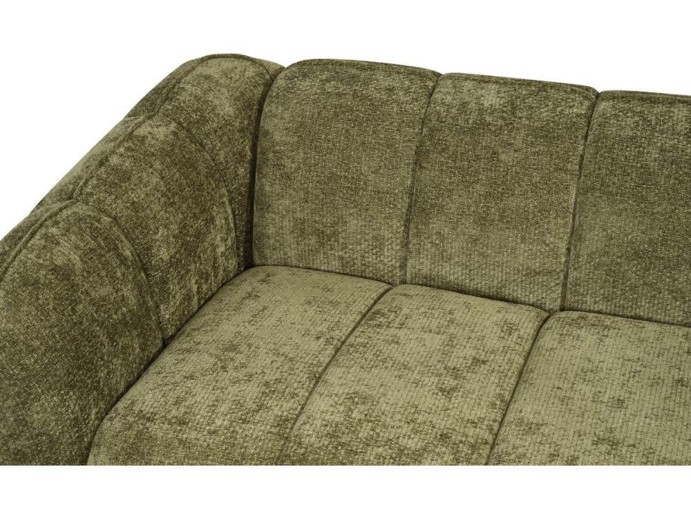 Gerades Sofa im Bubble-Stil aus dem Stoff „Wagram“ – 2-Sitzer – Grün