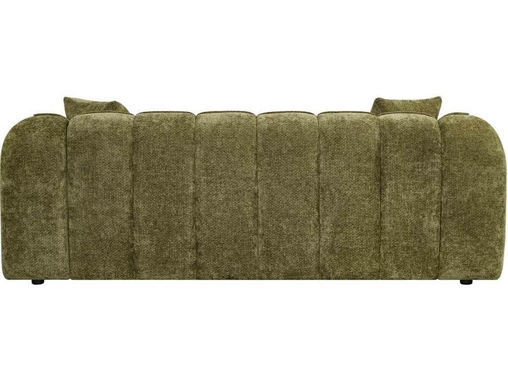 Gerades Sofa im Bubble-Stil aus dem Stoff „Wagram“ – 3-Sitzer – Grün