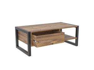 Holz-Couchtisch „Haldizen“ – 105 x 55 x 40 cm – Braun