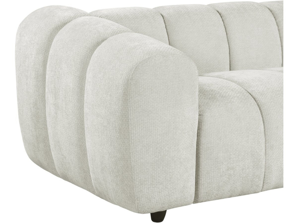 Gerades Sofa im Bubble-Stil aus dem Stoff „Courcelles“ – 2-Sitzer – Beige
