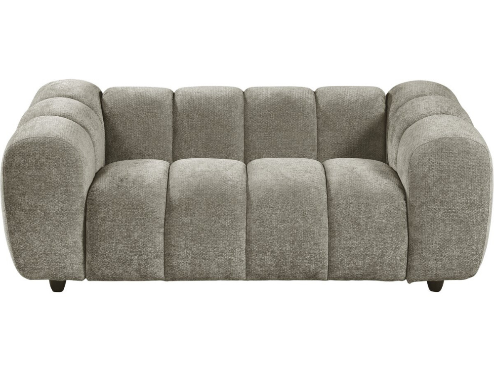 Gerades Sofa im Bubble-Stil aus dem Stoff „Courcelles“ – 2-Sitzer – Braun