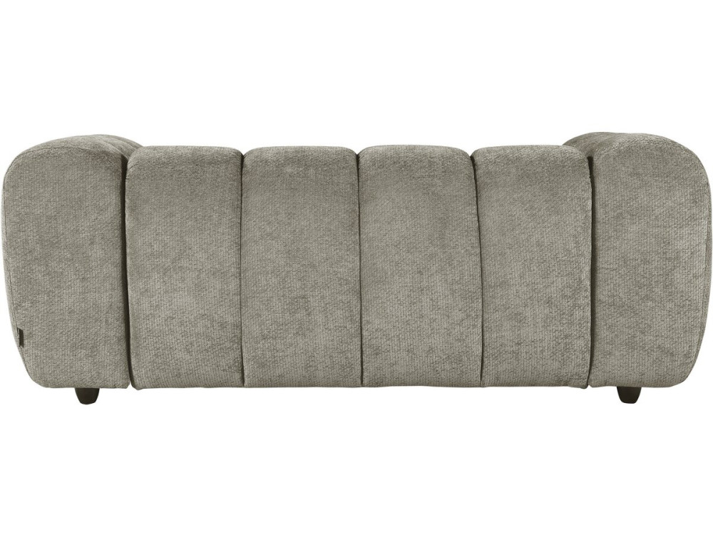 Gerades Sofa im Bubble-Stil aus dem Stoff „Courcelles“ – 2-Sitzer – Braun