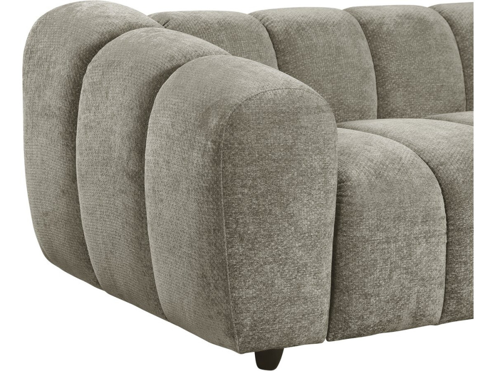 Gerades Sofa im Bubble-Stil aus dem Stoff „Courcelles“ – 2-Sitzer – Braun