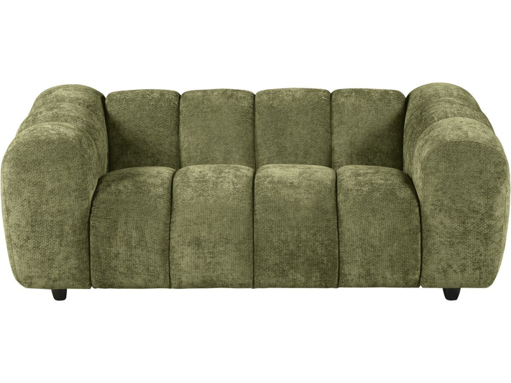Gerades Sofa im Bubble-Stil aus dem Stoff „Courcelles“ – 2-Sitzer – Grün