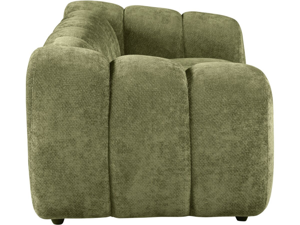 Gerades Sofa im Bubble-Stil aus dem Stoff „Courcelles“ – 2-Sitzer – Grün